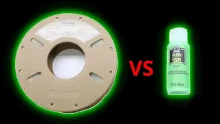 Glow Paint  vs  Glow PLA | 3D printing glow in the dark filament