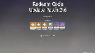 Redeem Code ( Free 300 Primogems ! ) Update 2.6 - Genshin Impact