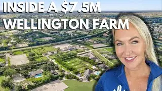 INSIDE A $7.5M Wellington FL equestrian farm  A behind the scenes look at this Saddle Trail property