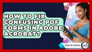 How To Fix Confusing PDF Forms In Adobe Acrobat? - Design Tool Unlocked