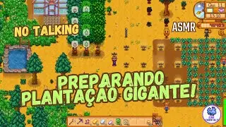 ASMR Stardew Valley: Preparando Aspersores para Expandir Minha Plantação - Relaxamento 🌱💧