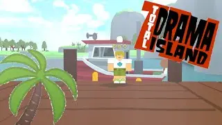 Playing Roblox total drama island