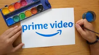 How to draw the prime video logo