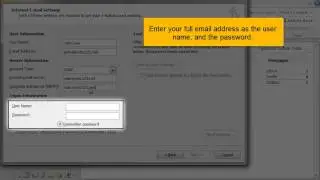Configuring an IMAP email account with SSL in Outlook 2010
