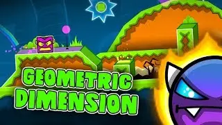 Geometric Dimension (3 Coins) - by Lemons - Geometry Dash 2.11