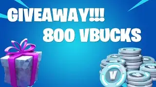 Fortnite Giveaway! (800 VBucks Skin)
