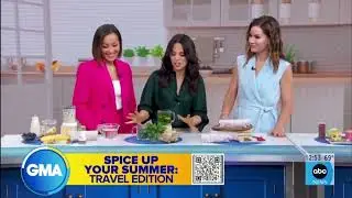 Healthy travel snack solutions - Celebrity dietitian Rachel Beller appearance on GMA3.