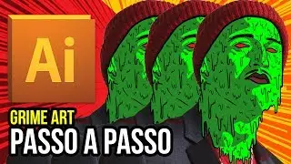 PASSO a PASSO - Grime Art no Illustrator