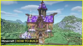 Minecraft How to Build a Fantasy Library (Tutorial)