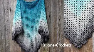 The Everest Triangle Shawl Crochet Tutorial