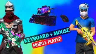 FREE FIRE 🔥 PLAY USING ⌨️ AND MOUSE🖱️ IN MOBILE📱