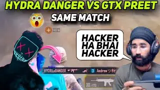 HYDRA DANGER VS GTX PREET IN SAME MATCH | CONQUEROR BGMI