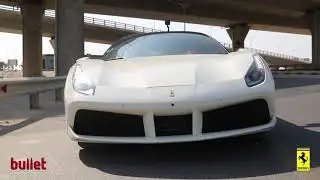 Bullet Performance Catless Downpipe and XPipe Catback installed on Ferrari 488.