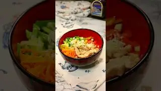Фунчоза с курицей и овощами 