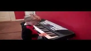 AVGN Theme Song by my 5 Year Old on Keyboard