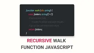 Walk a Filesystem Using Recursion & NodeJS