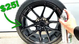How To Spray Paint Your Wheels the Right Way (ONLY $25!)