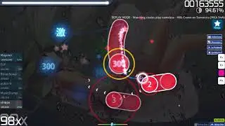 osu!(Relax mode) nameless - Milk Crown on Sonnetica[MiLk SaAke 9*]