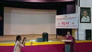 14/10/2025: IQAC-TEIM: Welcome Address - Prof  Rohiniba Jadeja