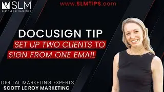 DocuSign Tip - Set up Two Clients to Sign From One Email