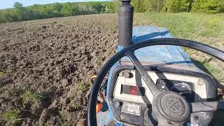 Боронование минитрактором KUBOTA L1800