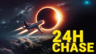 The Jet That Chased Solar Eclipse