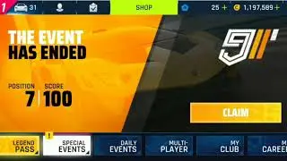 Asphalt 9 claiming rewards for Lamborghini SC18 but didn't got it 😢😢😢