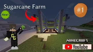 Making My Automatic Sugarcane farm-New series #1 |Minecraft !!!