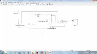 Half wave rectifier with RL load with and without freewheeling Diode MATLAB Simulation
