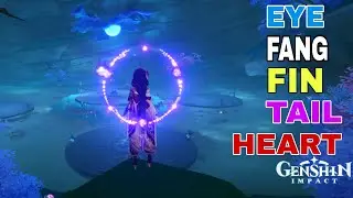 MOON-BATHED DEEP PUZZLES (EYE,FANG,FIN,TAIL & HEART) [GENSHIN IMPACT]