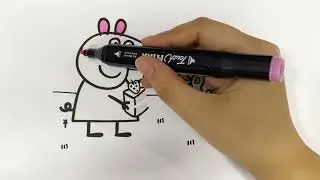 Peppa Pig Coloring #coloring #colors #coloringpages #art #peppapig #peppa