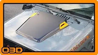 01 Daystar Hood Cowl Scoop Pre Installation Product Overview - OVERCLOCK3D 2015 Jeep Wrangler JK