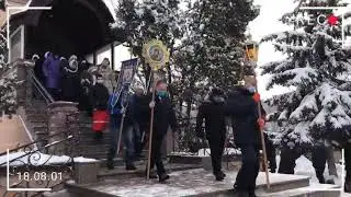 крестный ход в лимане 19.01 .2021 (храм святого Артемия Веркольского)