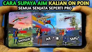HOW TO AIM ON POINT and HEADSHOT 2025!! How to Play FF ​​Like a Pro Player - LIKE A PRO PLAYER