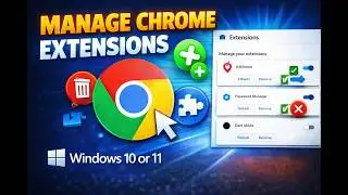 How to Manage (Install, Uninstall, Enable or Disable) Extensions on Chrome on Windows 11 or 10?
