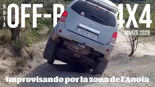 RUTA 4X4: IMPROVISAMOS POR LA ZONA DE L'ANOIA (Marzo 2020)
