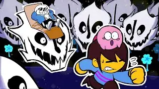 Undertale, but a Gaster Blaster Spawns EVERY SECOND