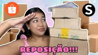 REPOSIÇÃO PARA LOJA DE MAQUIAGEM! COMPRINHAS NA SHOPEE E SHEIN PARA REVENDA