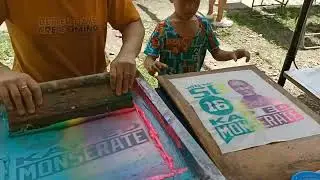 METHZ WORKZ | AMAZING SCREEN PRINTING WITH GRADIENT LUMINOUS COLORS (Low cost Campaign materials)