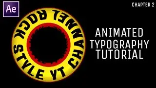 Animated Typography Tutorial | After effects Tutorial Typography Tutorial | Chapter 2
