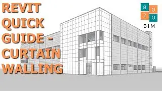 Revit Tutorial : How to Create and Edit Curtain Walling