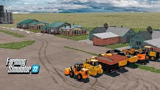 Prefeitura construindo a área industrial da cidade parte 1 | Farming simulator 22