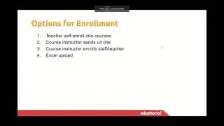 Enrolling PD Options - Lunch & Learn