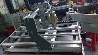 Test máy cnc 1000x700mm phạm vi chạy 800x480mm Spindle 800w + biến tần 1.5kw