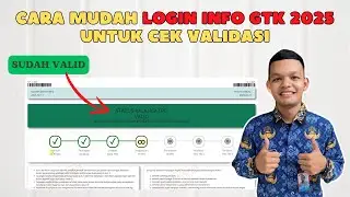 Cara Mudah Login INFO GTK 2025 Untuk Cek Validasi