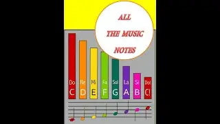 All the music notes