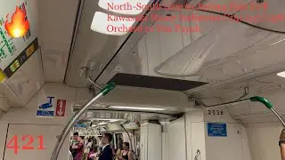 SMRT (NSL) Ride on C151 set 037/038 from Orchard NS22/TE14 to Toa Payoh NS19