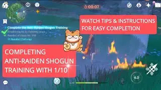 HOW TO COMPLETE ANTI-RAIDEN SHOGUN TRAINING WITH 0/10 | EASY TIPS & INSTRUCTIONS 