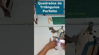 Patchwork - Quadrados de Triângulos Perfeito