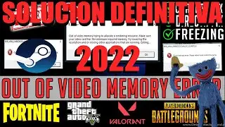 Out of video memory | Como solucionar error en POPPY PLAYTIME 2  out of video memory en Steam 2022